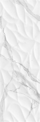 Декор Creto Statuario White W M/STR 25x75 NR Glossy 1 - фото 101979