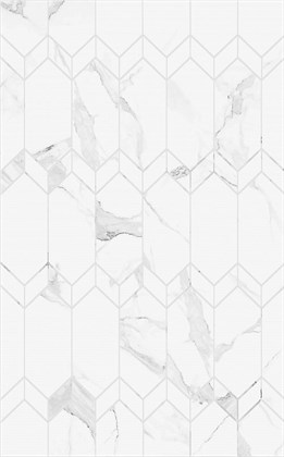 Плитка Creto Mosaic белый 25х40 - фото 102400
