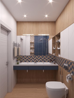 Плитка Meissen  Love You Navy сатиновая светло-коричневый 29x89 - фото 102750