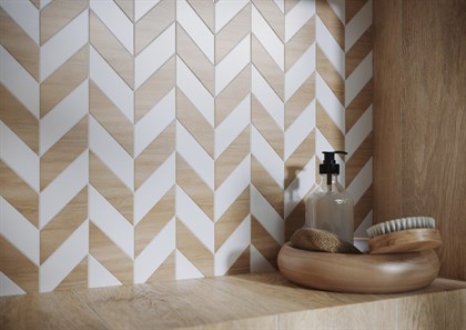 Плитка Meissen  Love You Navy сатиновая белый 29x89 - фото 102759