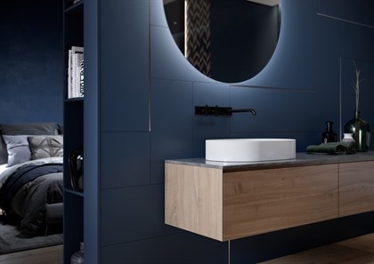 Декор Meissen Вставка Love You Navy мозаика B сатиновая белый 29x29 - фото 102850