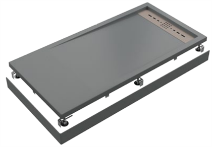 Душевой поддон Creto Scala 140x80, серый - фото 103437