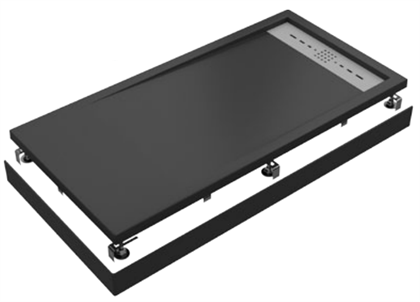 Душевой поддон Creto Scala 140x80, черный - фото 103485