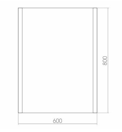 Зеркало Creto Vessel 60х80 - фото 103571