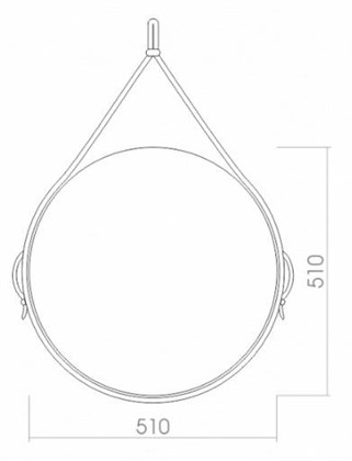 Зеркало Creto Bergen D510 - фото 103596