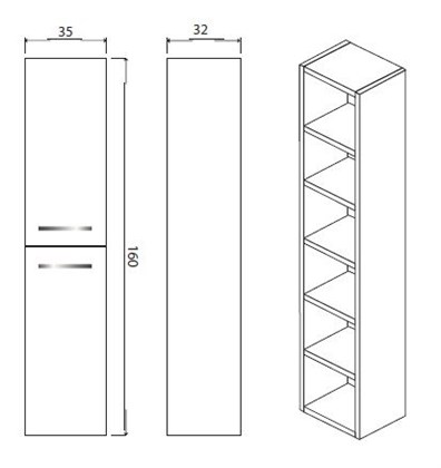 Пенал Creto Milano Sorano - фото 103698