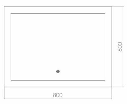 Зеркало Creto Tivoli 100х80 - фото 104047