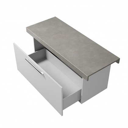 Дополнительный модуль Creto White 1 ящик р-р 100 - 120 - фото 104118