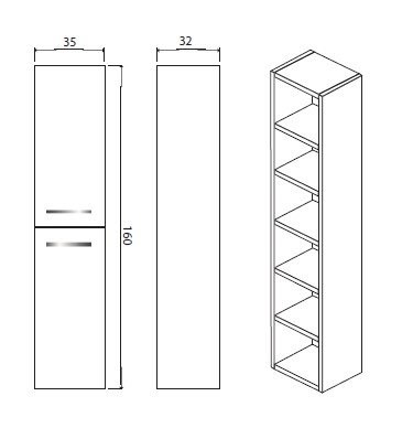 Пенал Creto Ares Davos, черные ручки - фото 104190