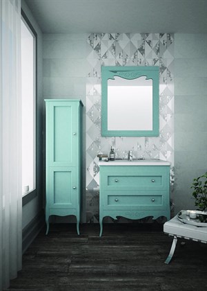 Тумба с раковиной Creto Viva Blue 85 - фото 104308