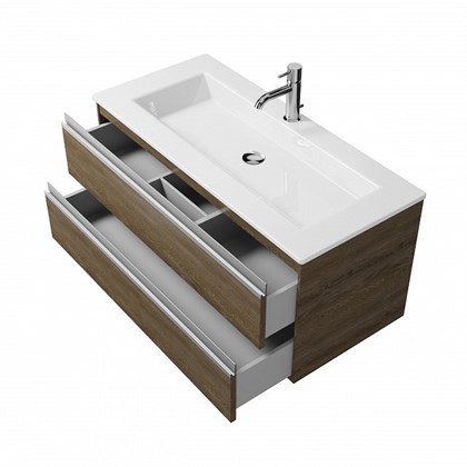 Тумба с раковиной Creto Alba Truffle 100 см - фото 104324