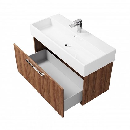 Тумба с раковиной подвесная Creto Milano 100 Charleston - фото 104351