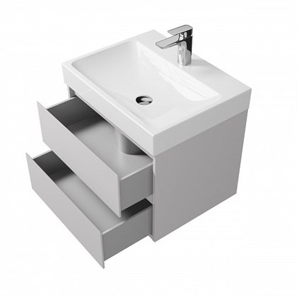 Тумба с раковиной Creto Scala White 60 см - фото 104361