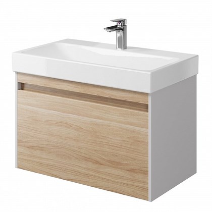 Тумба с раковиной подвесная Creto Etna 80 Soft - фото 104370