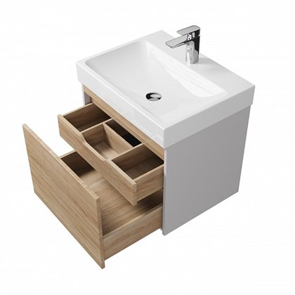 Тумба с раковиной подвесная Creto Etna 60 Soft - фото 104386