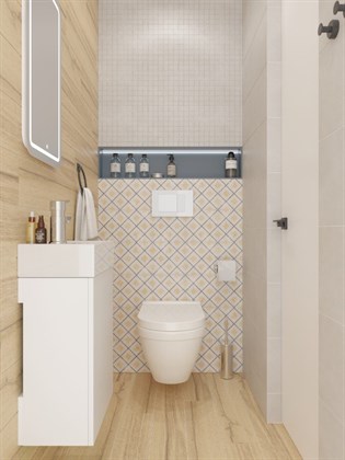 Тумба с раковиной Creto Pollino White - фото 104390