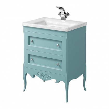 Тумба с раковиной Creto Viva Blue 66 - фото 104409