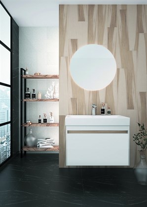 Тумба с раковиной подвесная Creto Etna 100 Soft - фото 104421