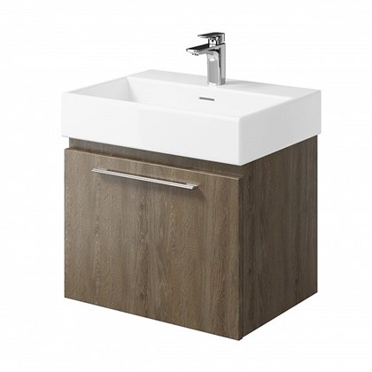 Тумба с раковиной подвесная Creto Milano 60 Truffle - фото 104505