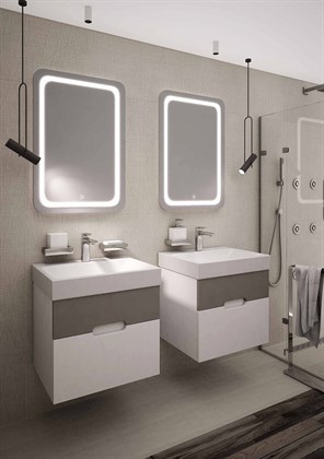 Тумба с раковиной Creto Malibu Capuchino 80 см - фото 104622