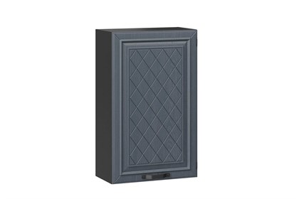Шкаф кухонный 600 высокий Марина Тип 1 (Чёрный/Дуб фактурный антрацит) - фото 109039