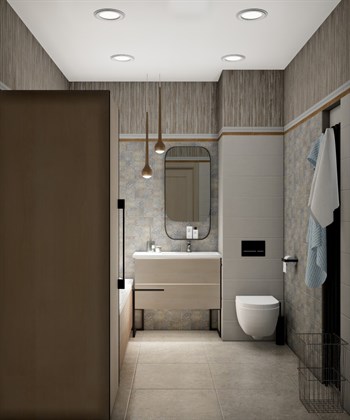 Декор Vitra  Stone-Wood Холодный Микс R10A 30х60 - фото 109836