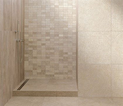 Мозаика Vitra  Marble-Stone Тауп Матовый-Лаппато Ректификат (5х5) 30х30 - фото 109974