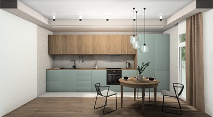 Керамогранит Vitra  Wood-X Орех Тауп Матовый R10A Ректификат 20х120 - фото 110118