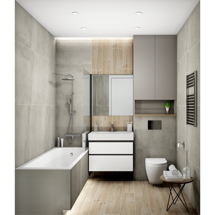 Керамогранит Vitra  Aspenwood Бежевый R10A Рект 20х120 - фото 110145