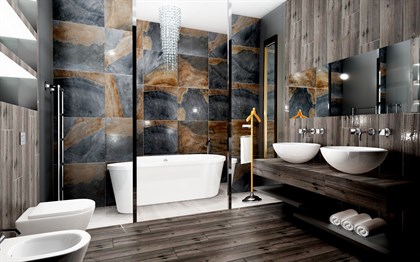 Керамогранит Vitra  Aspenwood Т.Греж R10A Рект 20х120 - фото 110153