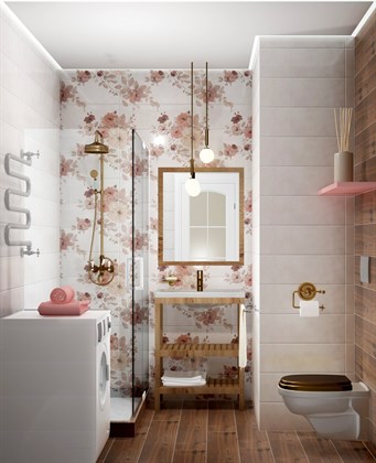 Керамогранит Vitra  Aspenwood Вишня R10A Рект 20х120 - фото 110171