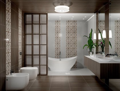 Керамогранит Vitra  Serpeggiante Коричневый 7ФЛПР 30х60 - фото 110279