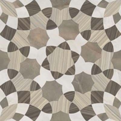 Декор Vitra  Serpeggiante Геометрический теплая гамма 7ЛПР 60х60 - фото 110298
