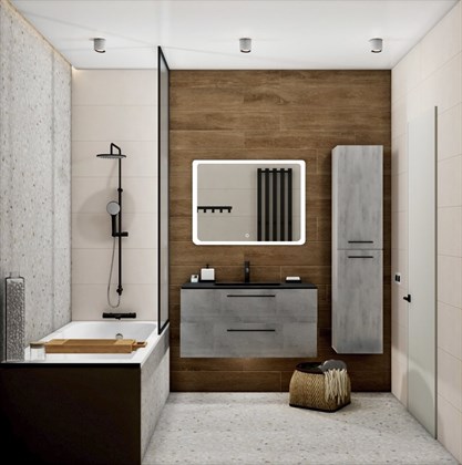 Керамогранит Vitra  Terrazzo-X Светлый Лаппато Ректификат 60х60 - фото 110362