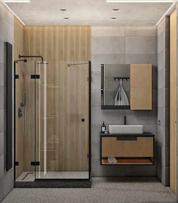 Керамогранит Vitra  Terrazzo-X Темный Лаппато Ректификат 60х60 - фото 110377