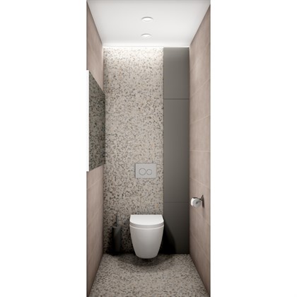 Керамогранит Vitra  Terrazzo-X Темный Лаппато Ректификат 60х120 - фото 110394