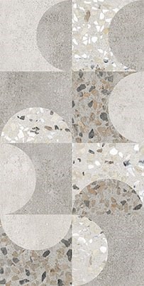 Декор Vitra  Beton-Terrazzo Геометрический Лаппато Ректификат 30х60 - фото 110401