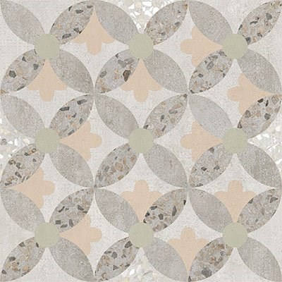 Декор Vitra  Beton-Terrazzo Пэчворк Лаппато Ректификат 60х60 - фото 110417