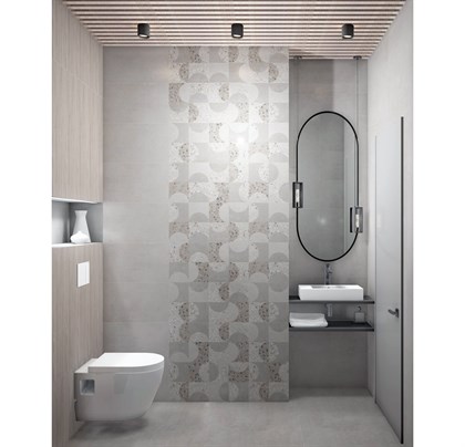 Керамогранит Vitra  Beton-X Светлый Лаппато Ректификат 30х60 - фото 110472