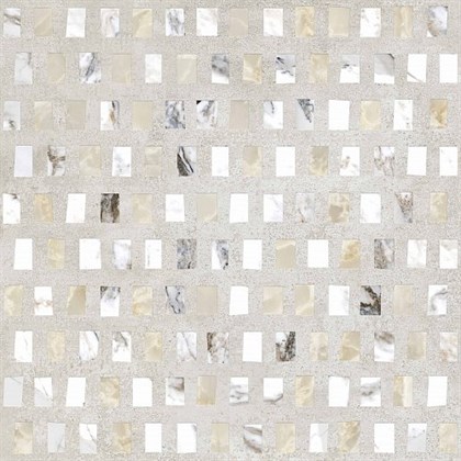 Декор Vitra  Marble-Beton Геометрический Светлый Лаппато 60х60 - фото 110520