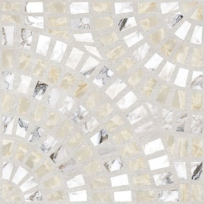Декор Vitra  Marble-Beton Круговой Светлый Лаппато Ректификат 60х60 - фото 110584