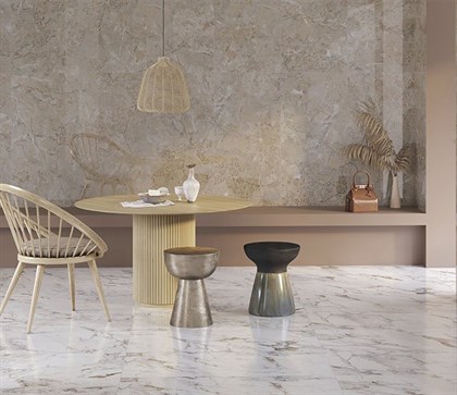 Керамогранит Vitra  Marble-X Скайрос Кремовый Лаппато Ректификат 60х120 - фото 110743