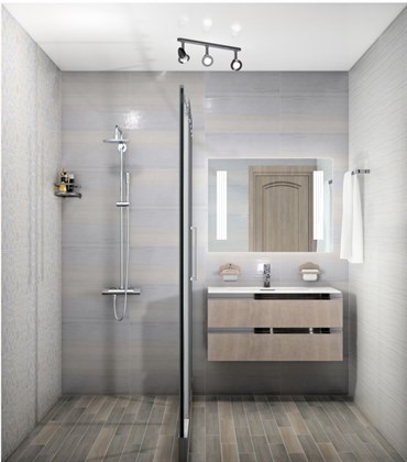 Декор Vitra  Newcon Пэчворк холодная гамма 7РЕК 30х60 - фото 110982