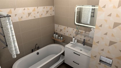 Керамогранит Vitra  Impression коричневый R9 7РЕК 30х60 - фото 111106