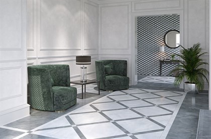 Мозаика Vitra  Serpe-Nuvola Мозаичный Микс Коричневый ЛПР 30х30 - фото 111295