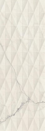 Плитка Marazzi  Allmarble Wall Statuario Struttura Pave Lux 3D 40х120 - фото 113186