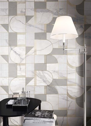 Плитка Marazzi  Allmarble Wall Altissimo Struttura Pave 3D Lux 40х120 - фото 113371