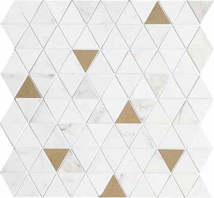 Мозаика Marazzi  Allmarble Wall Statuario Sat.Mosaico Tria 40х43 - фото 113610