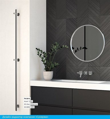 Полотенцесушитель электрический Сунержа Аскет 1650, 00-0850-1650, хром - фото 113880