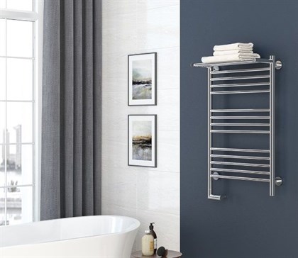 Полотенцесушитель электрический Сунержа Богема 2.0 с полкой 120х50, МЭМ левый - фото 113935